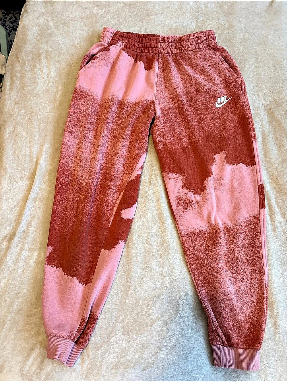 Nike Pink Jogger Pants Size Medium